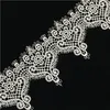 White Lace Ribbon 40Mm Diy Lsari Border Trim Lace Embroidery Ornaments For Sewing African Decoration 3D Lace Fabric