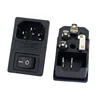 Fuse Switch Connector Plug 10A 250V IEC 320 C14 Inlet Power Socket