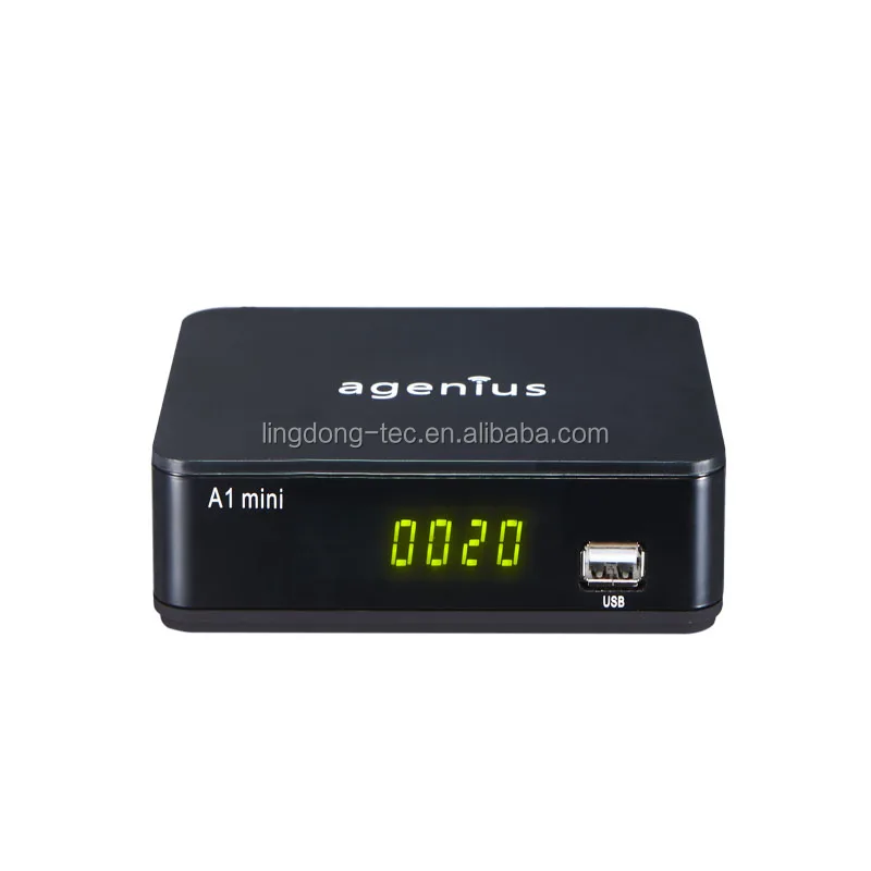 

Digital HD player Satellite receiver agenius A1 mini work for all country free shipping