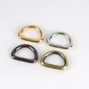 MeeTee F4-6-25mm Metal D Ring Buckles Clasp Garment Clothes Luggage Sewing Handmade Bag Purse D Rings