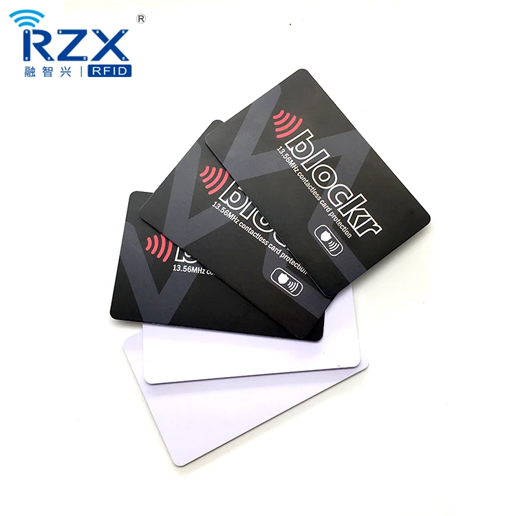 Good quality Credit Card Protector rfid blocking card to Block RFID / NFC Signals from Wallets and Passports