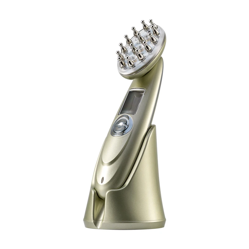 

Hot selling product hair growth laser comb machine, Gold