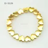 High Quality bead bangle bracelet with metal charm for girls boys