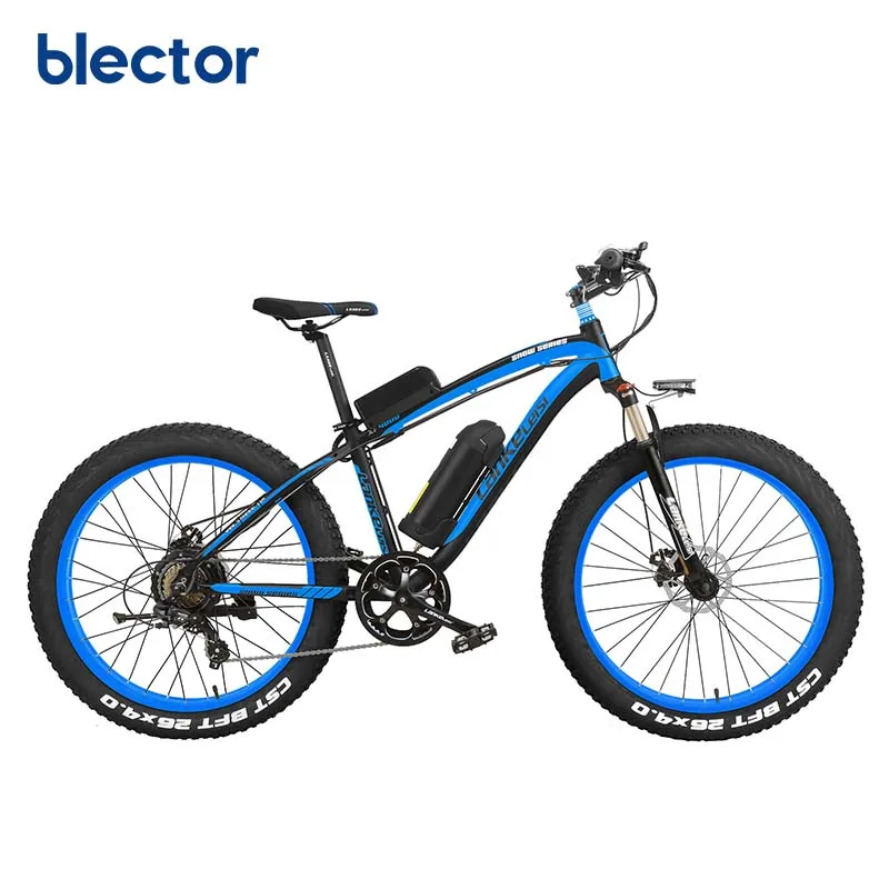 Factory Price 48V 500W /1000W Super Power Fat Tire Mountain Snow Electric Bike, Red;blue;green or oem