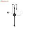 Duplex Airtube Headset with Balanced Armature Speakers/Surveillance earpiece for two way radio with junction box