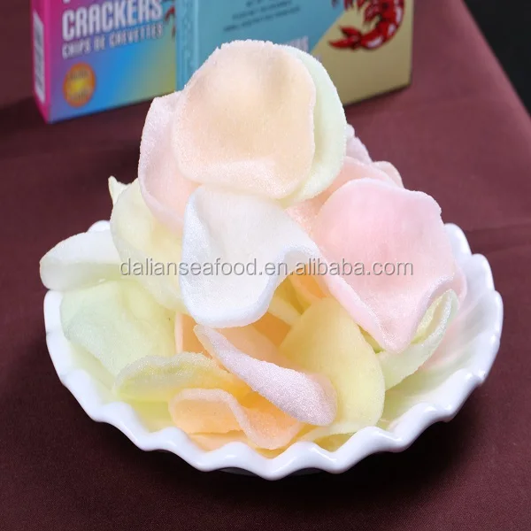 
Snack food corn starch low price shrimp crisp 