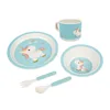 Promotional wholesale biodegradable bamboo fiber kids Bamboo Bowl Sets