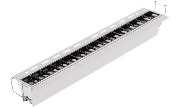 Trimless Recessed linear light  Aluminum LED Recessed Linear Light  15 head 30W