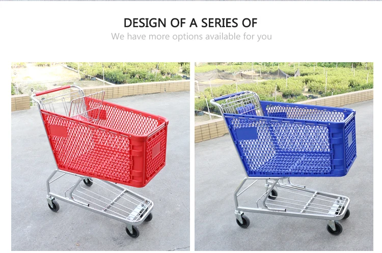 Hypermarket Stair Supermarket Trolley Adult Go Cart Hot Sale