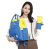 QJMAX Amazon Hot Sale Nylon Large Capacity Baby Diaper Bag Backpack
