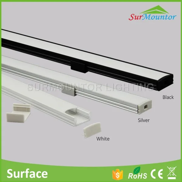 Kitchen G Handle Aluminum Profile With Led Strip Flexible For Led Cabinet Light