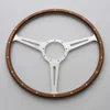 China 17 Inch Classic Laminated Wood Steering Wheel for MG Mustang