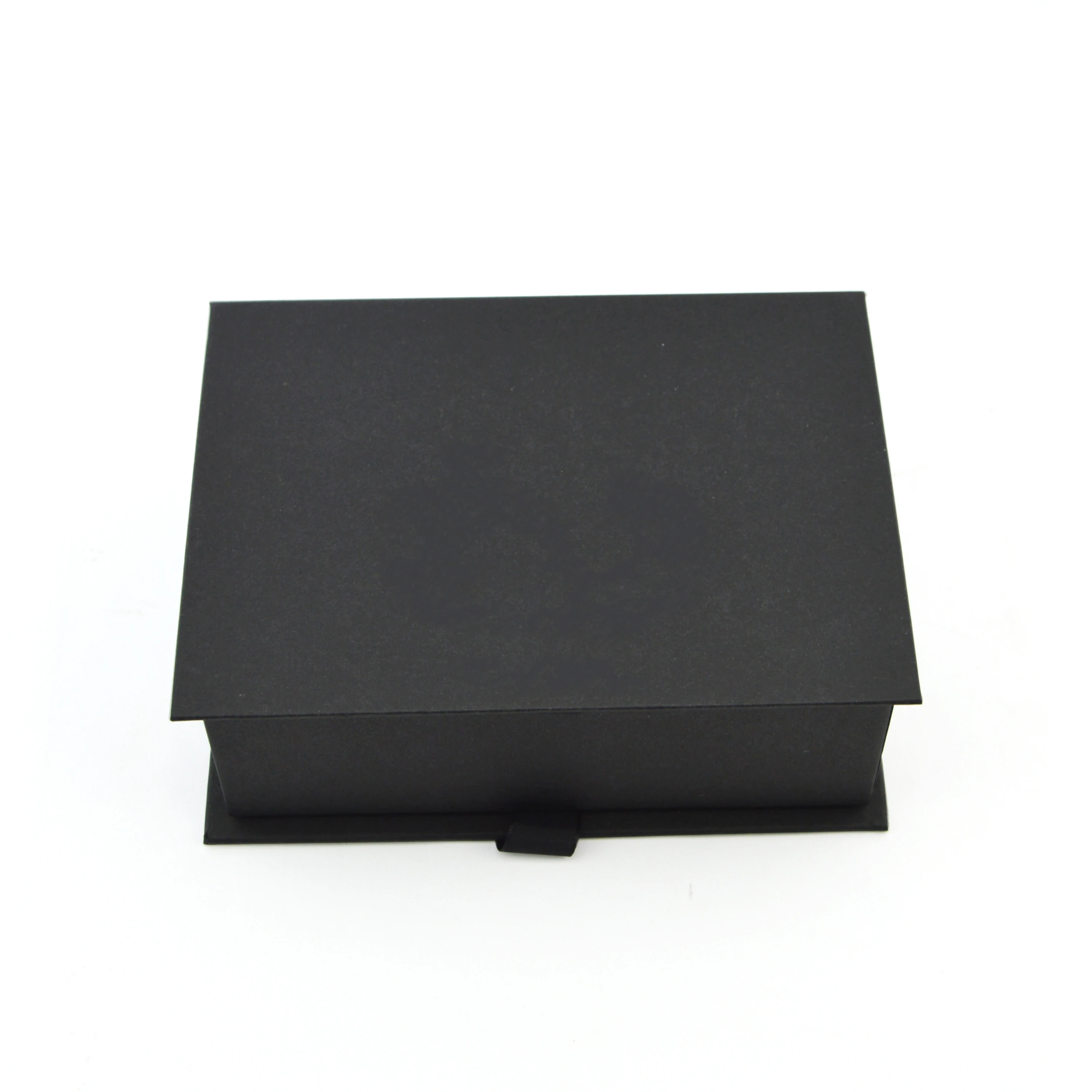 Custom Fashion Matt Black Paper Gift Ribbon Box Buy Ribbon Box,Gift