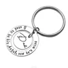 New Father's Day Mother's Day Jewelry"i Used To Be His/her Angel" Keychain In Memory Of Dad/mom Memorial Key Ring Jewelry