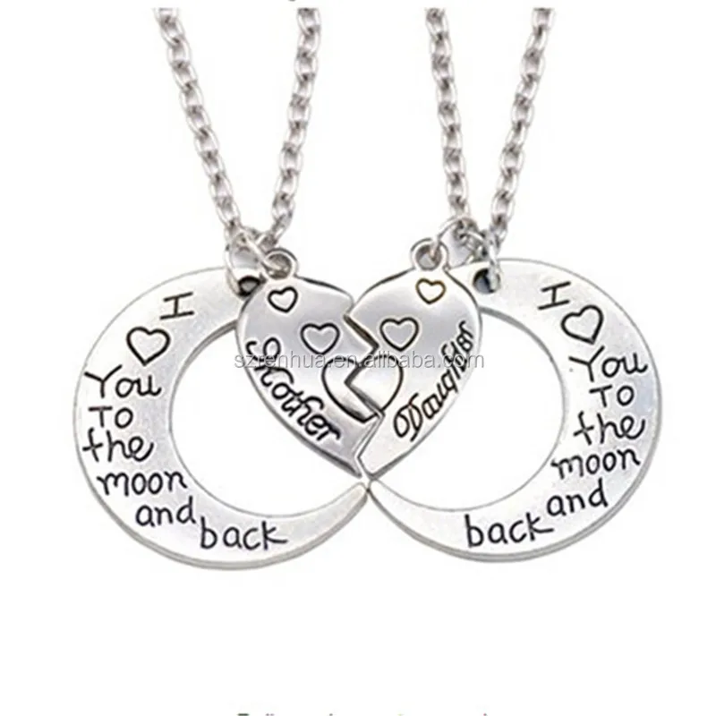 mother daughter necklace cheap