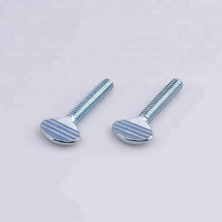 
Customized Screws SS304 Stainless Steel Round Head Regular Thumb Screw 