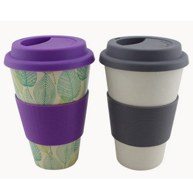 Wholesale Printed Free Sample Creative Custom Tea Bamboo Coffee Travel Mug