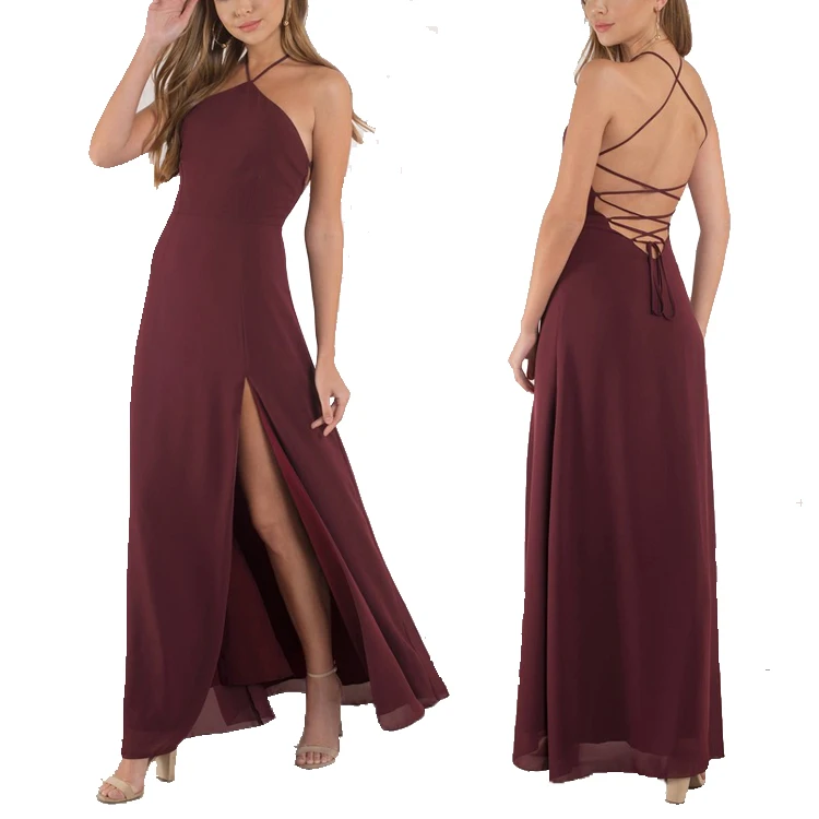 

Audited dress factory wholesale clothing OEM women maxi dress, N/a