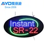 Text Instant SR-22 Sign Coberta Exterior Billboard de LED