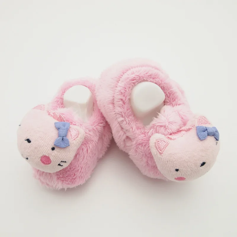 Baby Girl Plush Shoes Newborn Baby Shoes Winter Prewalker Shoes For