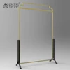 RUICHEN Showroom Store Display Rack Clothing Pipe Type Rack Store Fixture Clothing Display Garment Display Stand