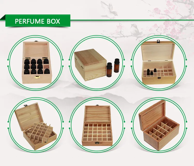 decorative storage essential oil boxes