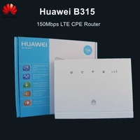 

Unlocked Huawei 4G WiFi Router with SIM Card Slot 190.168.1.1 4G LTE CPE Router Huawei B315s-22