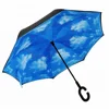 Blue Sky Inverted Umbrella UV Protection Reverse Umbrella