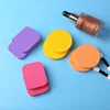 Custom Logo Facial Cleansing Cosmetic Powder Puff Square shape Multifunctional Colors nature latex make up sponge beauty puff