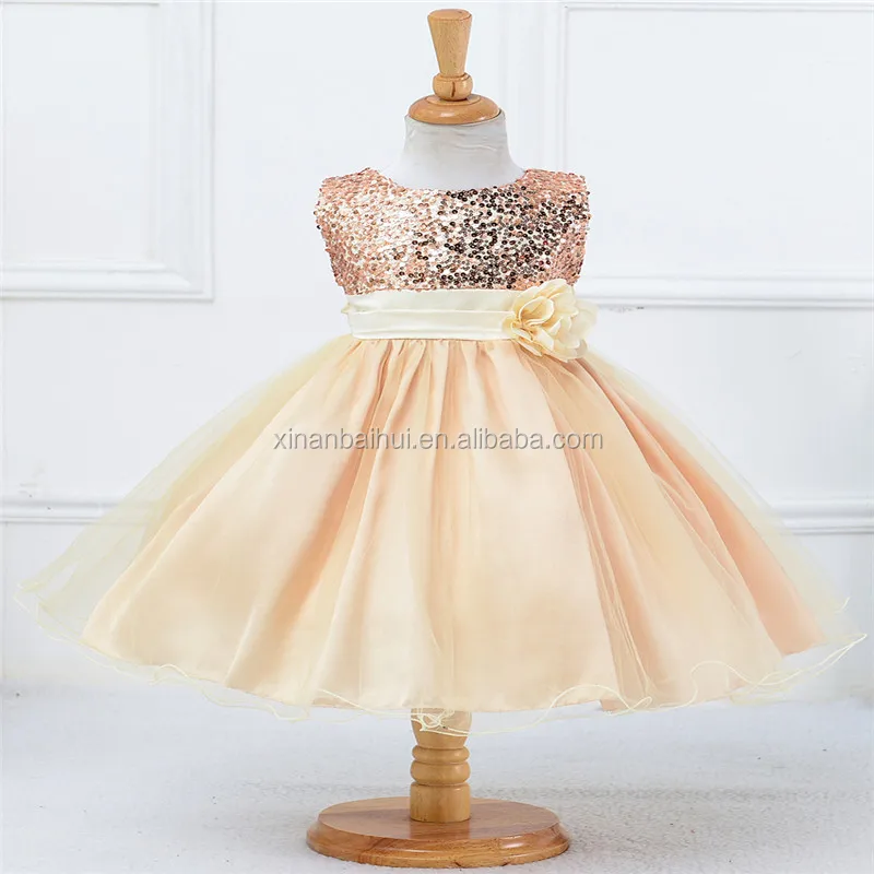 

Hot Selling 11 Colors girl Gown Tulle Flower Girl Dresses Sequins kids Party dress for 8 years old, N/a