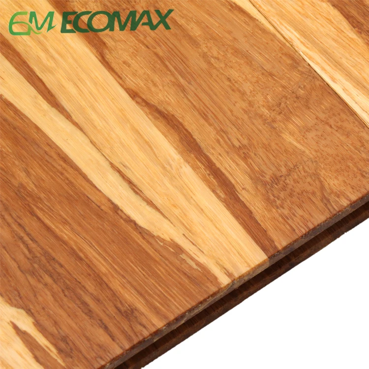 
Strand woven bamboo flooring for indoor floor Tiger surface Natural bamboo grain 