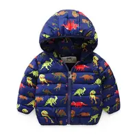 

P0117 Custom Animal and Cartoon Print Heavy And Warm Boys Jacket For Children's Clothing