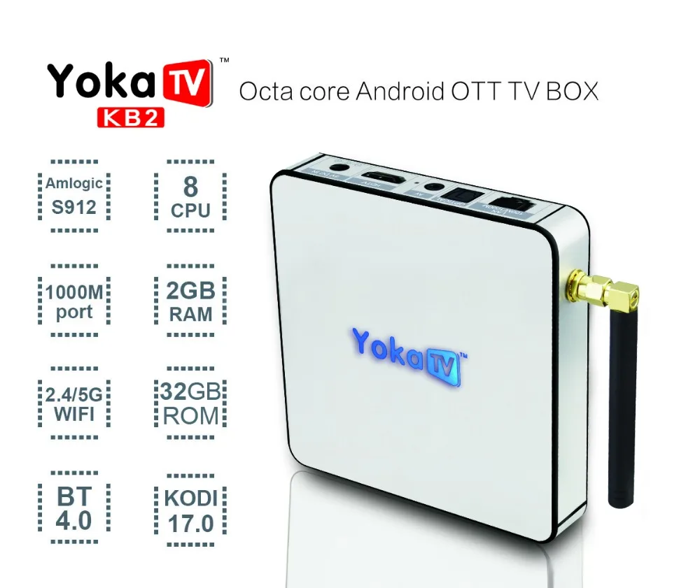 

2016 KB2 Metal case octa core Amlogic S912 2G/16G Android 6.0 Marshmallow android tv box with VP10