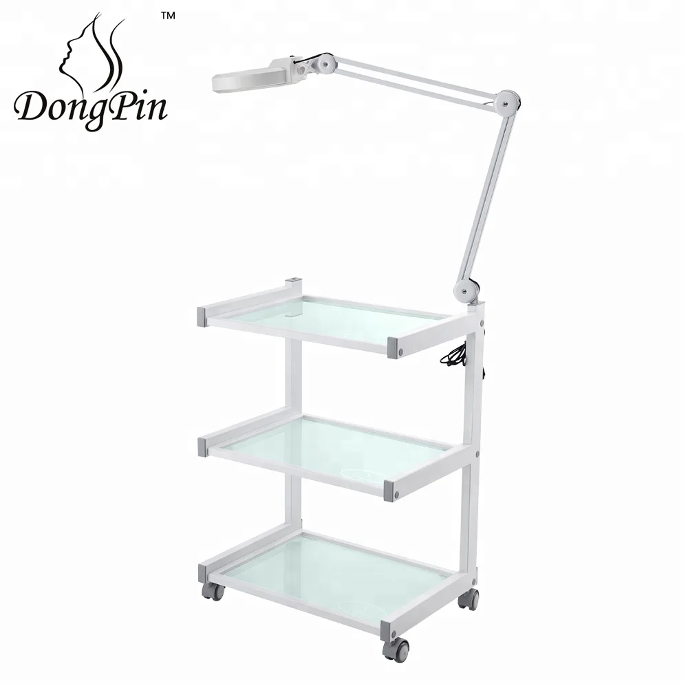 

mobile beauty salon trolley tools pedicure carts salon furniture, White, black