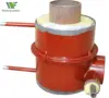 45 degree colored polyurethane foam material wrapped thermal heat resistance chilled water pipe insulation insulated elbow