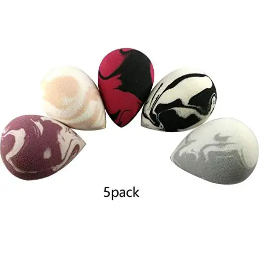 

Amazon Best Seller Beauty Sponge Blender Powder Puff / Marble Color Makeup Sponge for Beauty Cosmetic Free Samples, Black and white