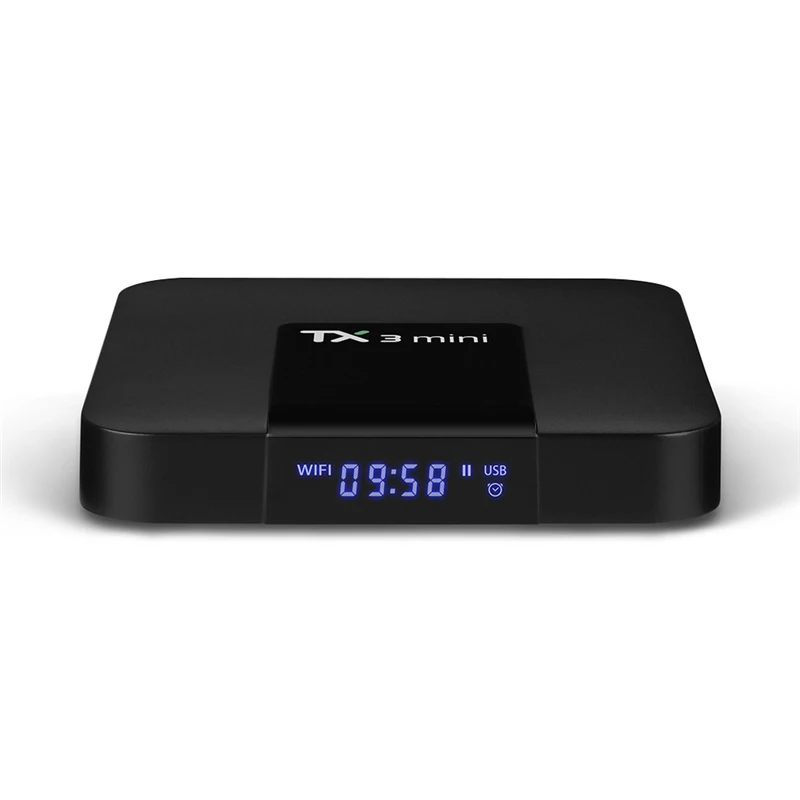 

Tx3 MiNi Amlogic S905W Quad Core 4K Resolution WIFI 1GB 8GB Android Tv Box