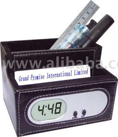 
Storage Box With Clock Digital Clock 