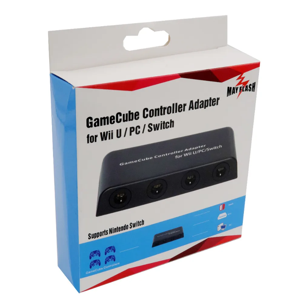 Otg Usb 2.0 Mayflash 4 Port For Gamecube Controller Adapter For Wii U