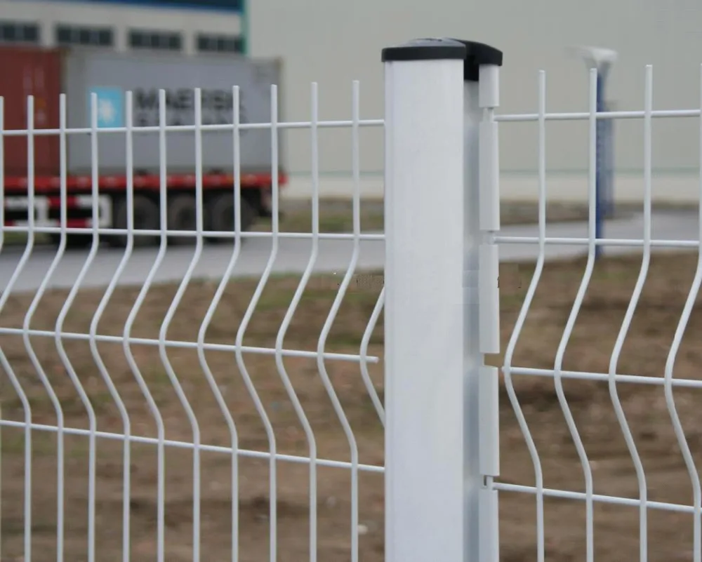 White Vinyl Coated Welded Wire Fence With Galvanized And Powder Coated Buy White Vinyl Coated