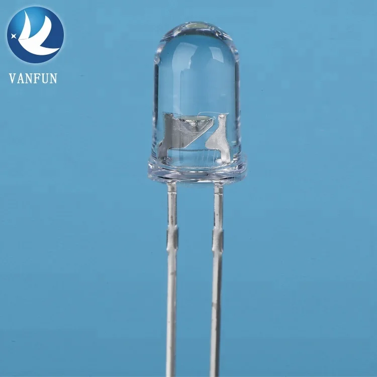 high voltage led diode 5mm 6v 12v 2 pins white led price for india