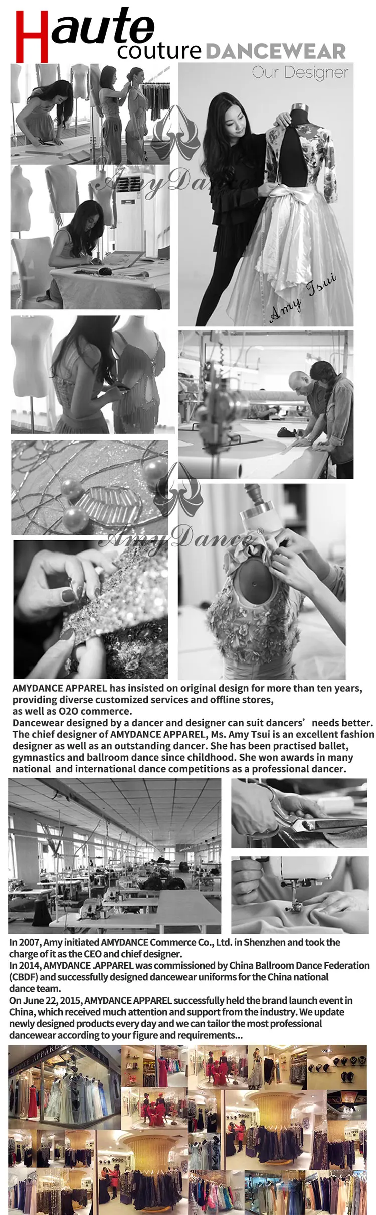 Custom Fashion Sexy  5 color Professional training ballroom dances skirts