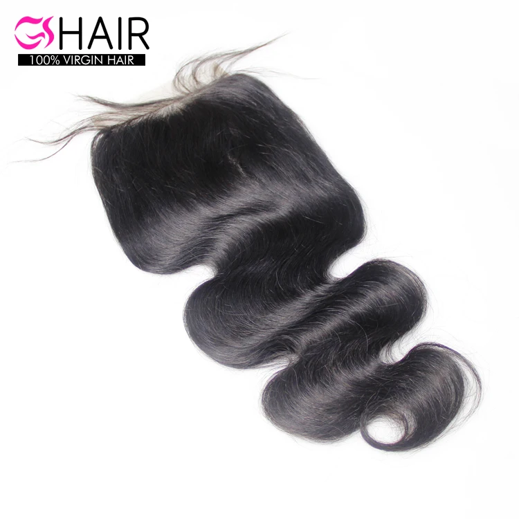 

GS Wholesale Cheap 4*4 5*5 6*6 Indian Body Wave Bundles With Closure 100% Raw hair Extension Double Drawn Virgin Hair, Natural color #1b
