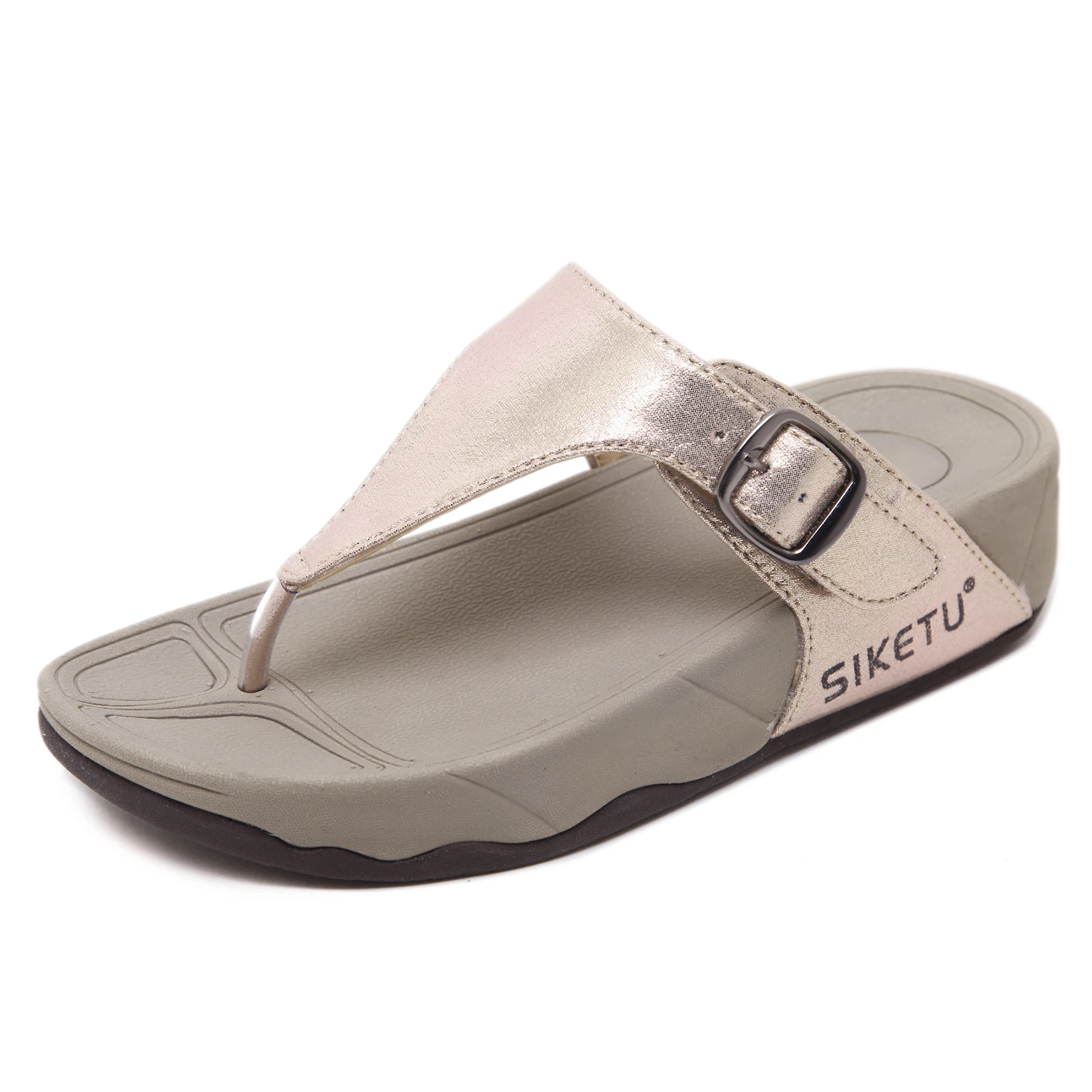 

Dropshipping shoes Hot Sale Personalized Simple Design Sandals With Single Buckle