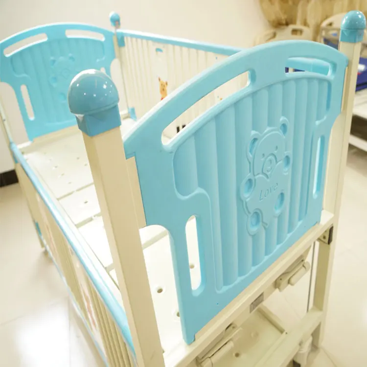 High Quality Steel Framework Movable Children Hospital Bed Kid Bed