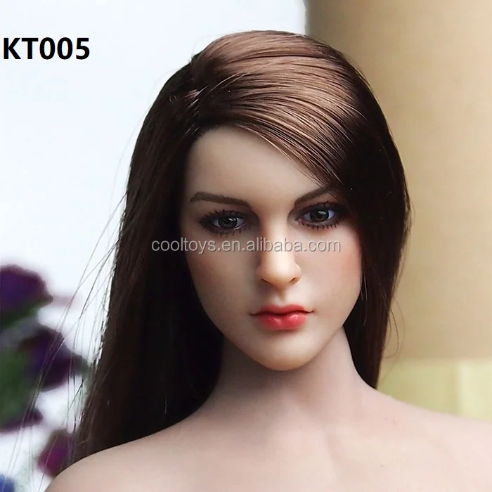 1/6 KIMI KT004 KT005 KT007 Head Sculpt For Hot Toys Phicen Female Figure DE !!!! 