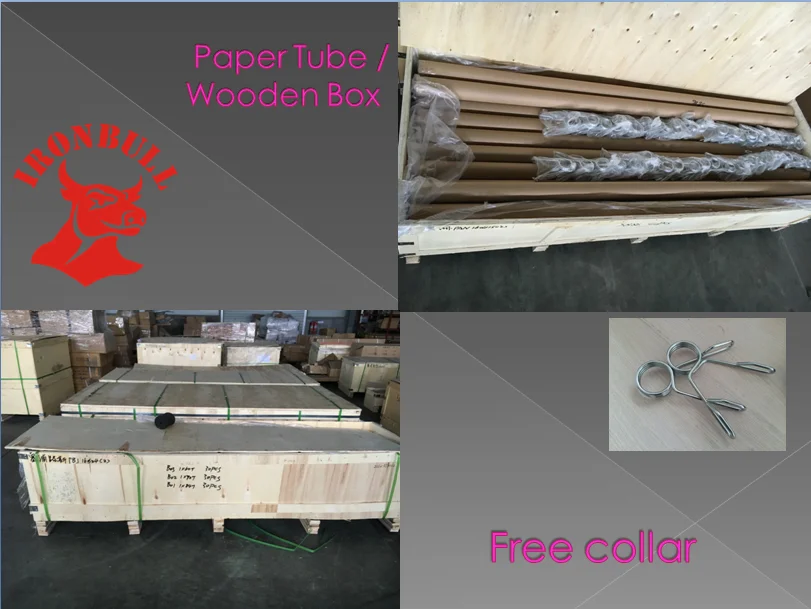 Man Hard Chrome Crossfit Weightlifting barbell bar of 16