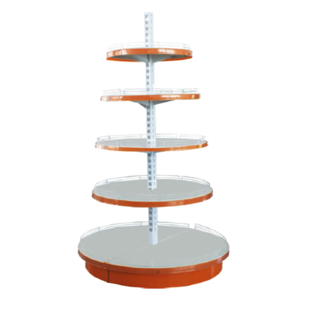 Wholesale Supermarket Round Display Storage Shelving From Suzhou