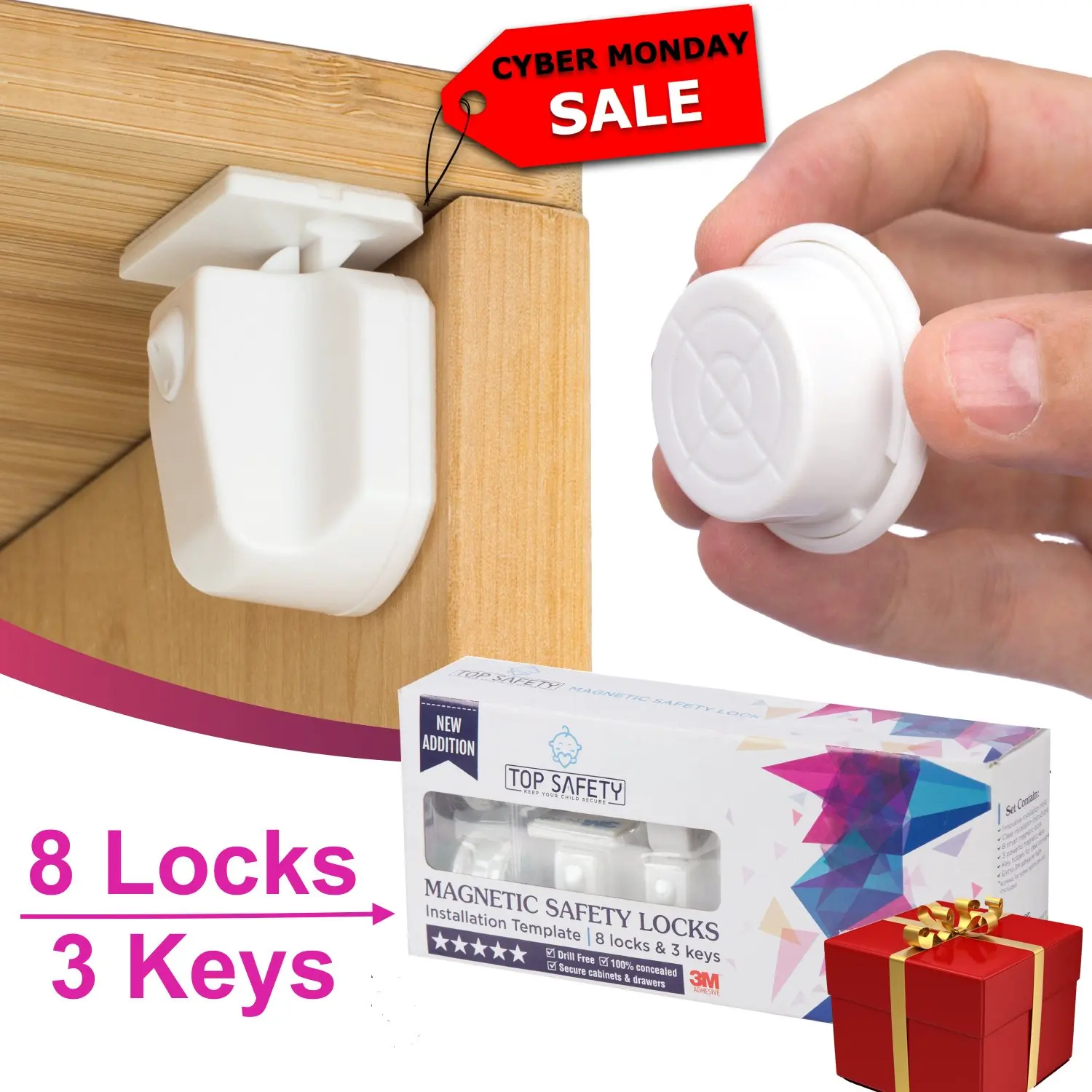 Buy Amasawa Baby Proofing Child Safety Magnetic Cabinet Locks Nbsp
