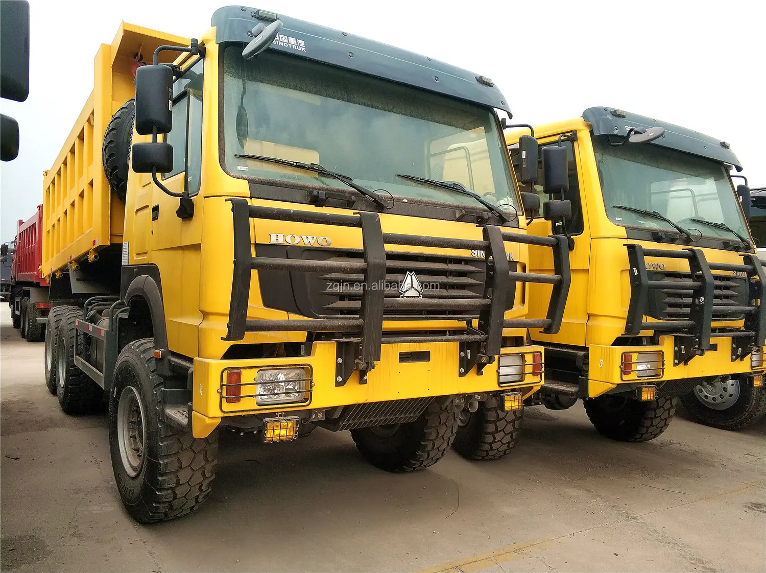 6x6 all wheel driving 30 tons howo dump truck